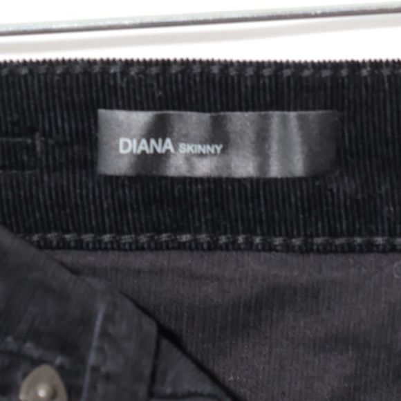 KUT From The Kloth Diana Stretch Corduroy Skinny Black Pants SIZE 6 - Picture 11 of 13